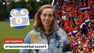 Meer geld meer aandacht en meer publiek vrouwenvoetbal leeft  Sportexplainer [upl. by Yltsew]