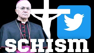 Bishop Vigano KICKED OFF TWITTER Says Church is headed for SCHISM [upl. by Eb]