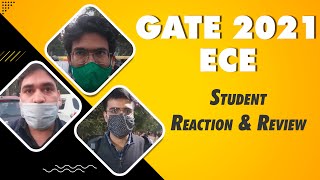 GATE 2021 ECE Students Reaction amp Review [upl. by Ilegna]