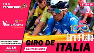 EN VIVO Etapa 15 Giro de Italia 2024  POGACAR  NAIRO  RUBIO  MOLANO  ALAPHILIPPE girodeitalia [upl. by Nisaj39]