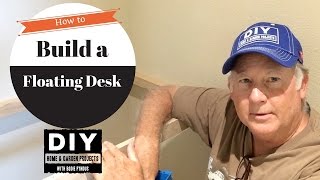 Floating Desk Build  Part 1 [upl. by Berners228]