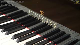 Brodmann BG187 Black Grand Piano Serial No 1870001180  Demonstrated by Sherwood Phoenix [upl. by Hutner]