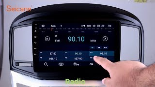 Android 80 2016 2017 HYUNDAI H1 Autoradio GPS Navigation with Bluetooth Music 1080P Video [upl. by Thacker]