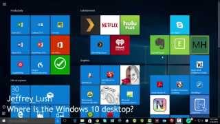 Getting to desktop in Windows 10 full screen [upl. by Esteban]