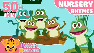 Five Little Speckled Frogs  Dancing Like An Animal  more Little Mascots Nursery Rhymes amp Kid Songs [upl. by Mok]