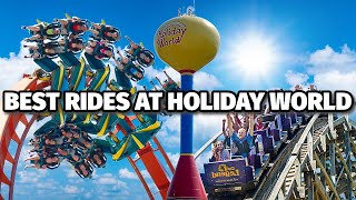 Top 10 Rides at Holiday World amp Splashin Safari  RANKED [upl. by Cissej]