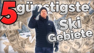 Die 5 günstigsten Skigebiete der Alpen [upl. by Sollie362]