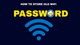 How To Find And Store WIFI Password  subprocess API  All In One Code [upl. by Nnire]