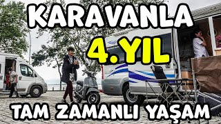 BİR GÜNDE EVİ SATIP KARAVAN HAYATINA GEÇTİLER  İZNİK GÖL KAMPI [upl. by Inalawi]