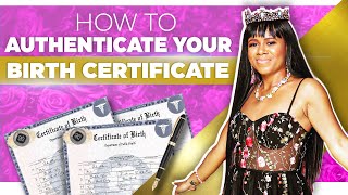 How to authenticate your birth certificate [upl. by Krongold]