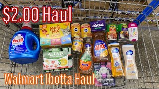 Walmart Ibotta Haul 51824  Free Ajax  200 Haul [upl. by Nylecoj]