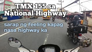 TMX 155 sarap ng feeling kapag nsa highway ka [upl. by Arenat]