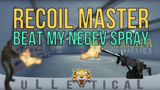 CSGO  Beat my Negev Spray  Recoil Master Preview [upl. by Vas]