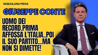 GIUSEPPE CONTEIL POLITICO CHE AFFONDO PRIMA LITALIAE POI IL SUO PARTITOLEX PREMIER DA RECORD [upl. by Patton295]