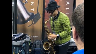 Kirk Whalum in NAMM Show 2019 [upl. by Bradway390]