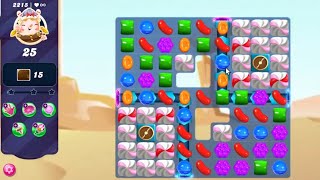 Candy Crush Saga LEVEL 2215 NO BOOSTERS new [upl. by Nybor]