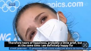 Kamila Valieva Beijing 2022 Interview with English Subtitles [upl. by Rabelais755]