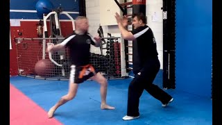 STREET FIGHT TRAINING  STOP HAYMAKER WITH EASY DEFENCE TECHNIQUE [upl. by Noral]