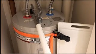 How to remove a seized hot water heater anode rod [upl. by Neelrad837]