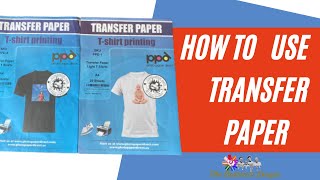 How to use Heat transfer paper [upl. by Sparke]