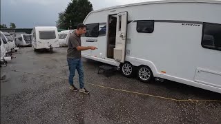 Swift Celebrate 8ft 6 berth twin axle caravan review caravan for sale [upl. by Kwarteng]