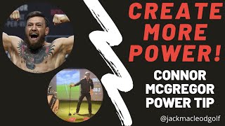 Create more speed with driver  Connor Mcgregor POWER TIP [upl. by Yttig776]