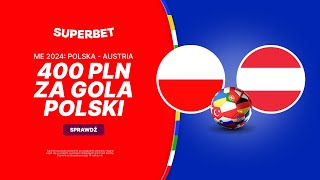 Stawiasz 20 PLN odbierasz 20 PLN I dodatkowe 400 PLN za gola Polski z Austrią [upl. by Palocz]