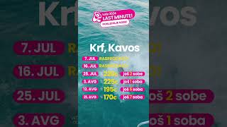 Kavos  Krf  Leto Za Mlade  Last Minute travel summer summertravel beach summervibes [upl. by Euqirat]