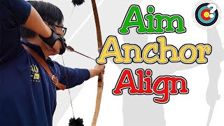 Three As of Accuracy Aim Anchor Alignment  Archery Basics [upl. by Enyad]