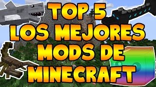 TOP 5 LOS MEJORES MODS PARA TU MINECRAFT 1710 EN ESPAÑOL [upl. by Fedora]