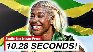 THE NEW 100 METER WORLD RECORD ShellyAnn Fraser Pryce amp Elaine ThompsonHerah [upl. by Sonafets]