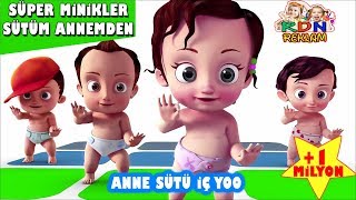 Süper Minikler Anne Sütü Şarkısı Dans Eden Bebekler Reklamı15 Dk Kesintisiz Uzun Versiyon [upl. by Adnor888]