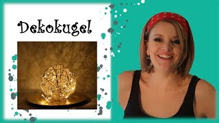 DIY Dekokugel einfach selber machen [upl. by Annawik]