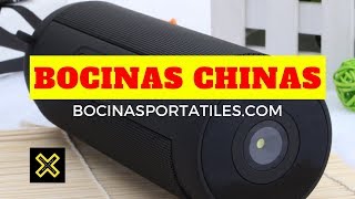 Bocinas Chinas  Top 7 de Bocinas Chinas Bluetooth  Bocinas Portatiles Chinas [upl. by Ahterod]