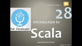 Ask Developer Hangout  28  Scala Programming Language [upl. by Yeblehs]