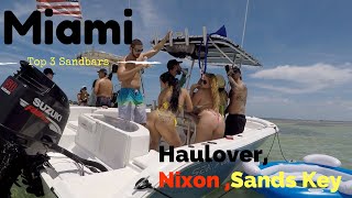 Miamis Three Top SandBars in One Days Trip [upl. by Anertac267]