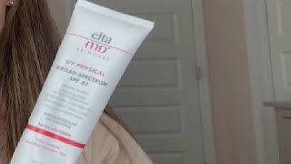 Review EltaMD UV Physical Tinted Face Sunscreen SPF 41 [upl. by Leinahtam]