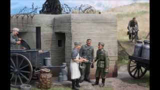 WW2 135 scale diorama Normandy German Field Kitchen Tamiya [upl. by Lashondra]