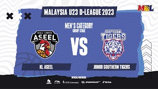 KL Aseel vs Johor Southern Tigers  Game 43  Malaysia U23 DLeague [upl. by Dnalyaw]