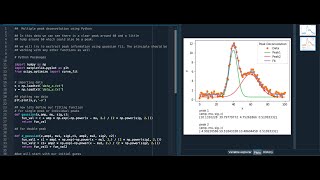 Peak Deconvolution Peak Extraction using python in 2 minutes [upl. by Huberty]