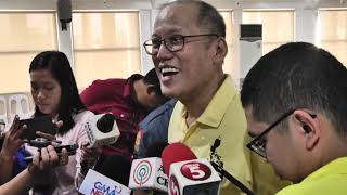 Aquino hits Arroyo ‘She became Speaker then budget was reenacted’ [upl. by Ycinuq]