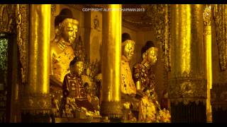 Shwe Dagon Pagoda in 4K Yangon Myanmar [upl. by Laeria495]