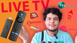 Amazon Fire TV Stick Pe Live TV Kaise Dekhe  How to see LIVE TV in Amazon Fire Stick [upl. by Judenberg]