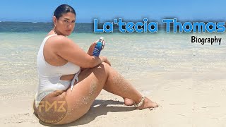 Latecia Thomas Biography Plus Size Model Body Measurements Age Relationships  thickmodelszone [upl. by Aliac]