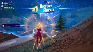 SpiderGwen Etheria and Dark Voyager Trios Victory  Fortnite Ch5 S3 [upl. by Shyamal]