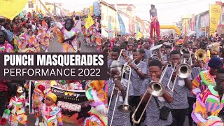 WESTSIDE CARNIVAL 2022 IN TAKORADI PUNCH MASQUERADES CLUB DAY ONE PERFORMANCE [upl. by Nahsin429]