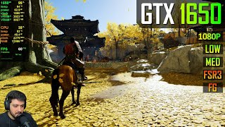 GTX 1650  Ghost of Tsushima [upl. by Ainek676]