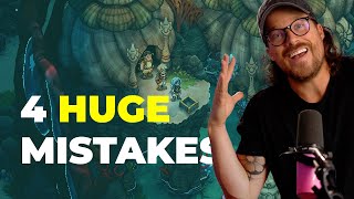 You MUST AVOID These 4 Game Dev Mistakes [upl. by Kelda661]