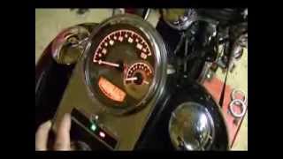 How to Remove amp Replace the Speedometer on a 2009 Harley Davidson Softail Custom 70900070A [upl. by Zerep366]