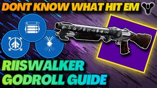 Riiswalker Is The John Cena Of Shotguns You Cant See It Coming  Godroll Guide amp Weapon Review [upl. by Kindig334]